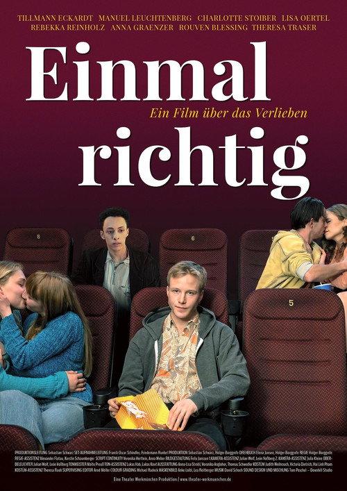 Einmal richtig 2024 official movie poster