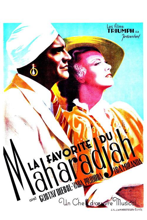 The Love of the Maharaja 1936 official movie poster