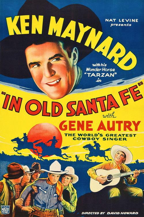 In Old Santa Fe 1934 official movie poster