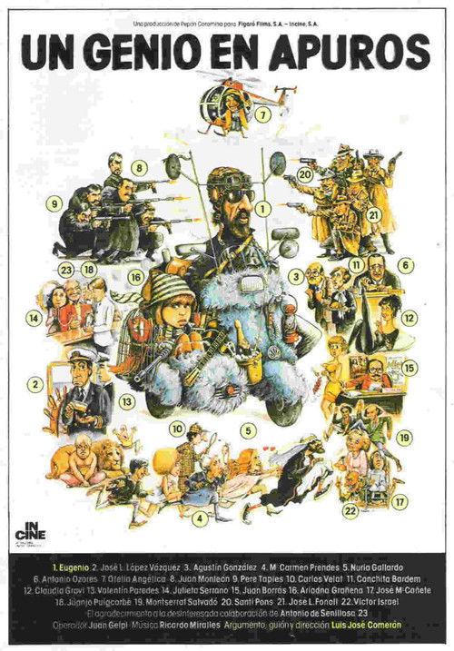 Un genio en apuros 1983 official movie poster