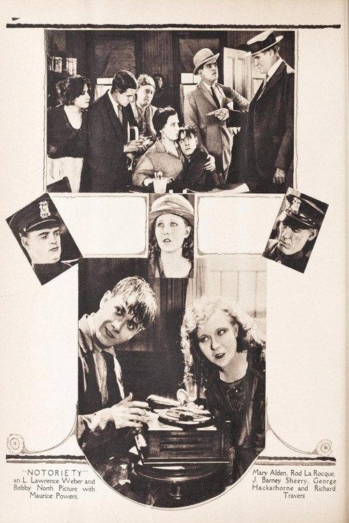 Notoriety 1922 official movie poster