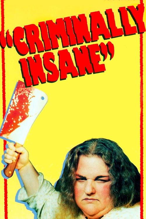 Criminally Insane 1975 official movie poster