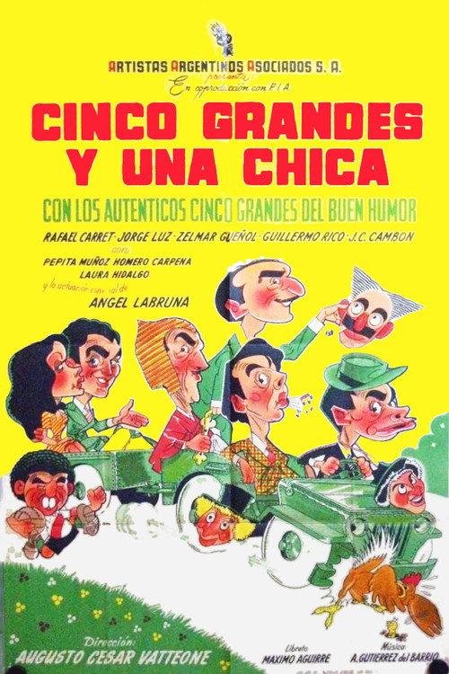 Big five and a girl 1950 official movie poster