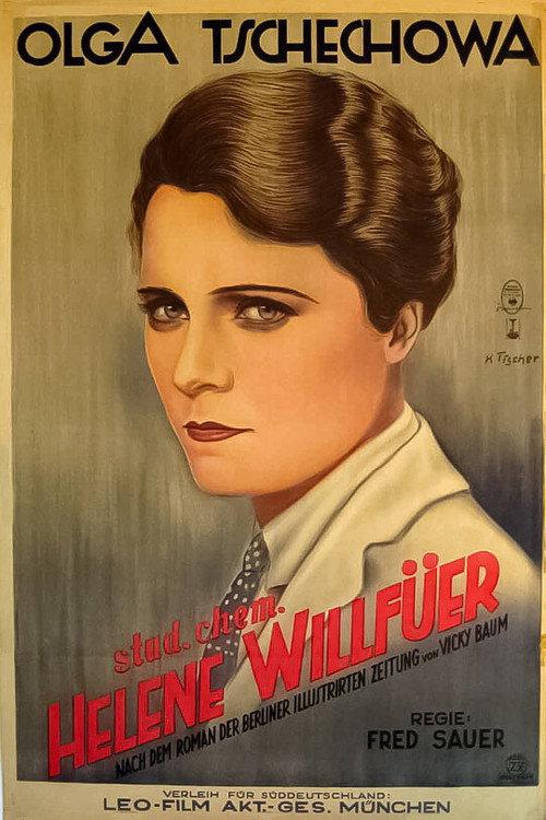 The Case of Helena Willfuer 1930 official movie poster