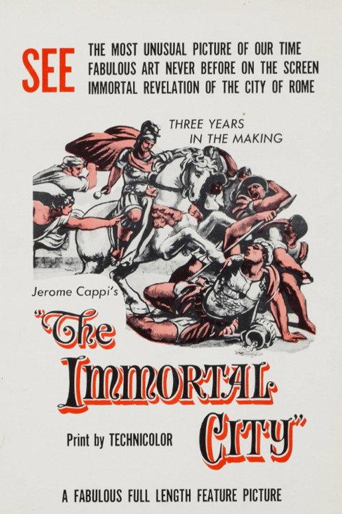The Immortal City 1954 official movie poster