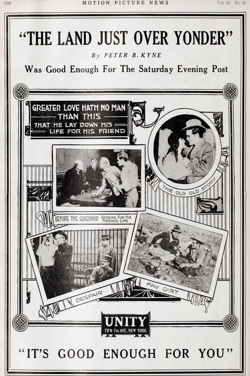 The Land Just Over Yonder 1916 official movie poster