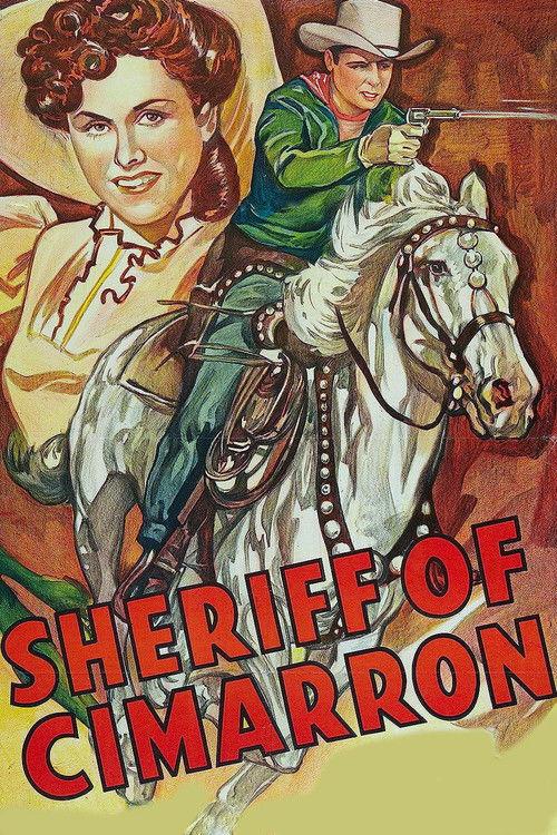 Sheriff of Cimarron 1945 official movie poster