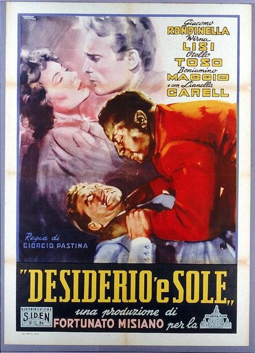Desiderio 'e sole 1954 official movie poster