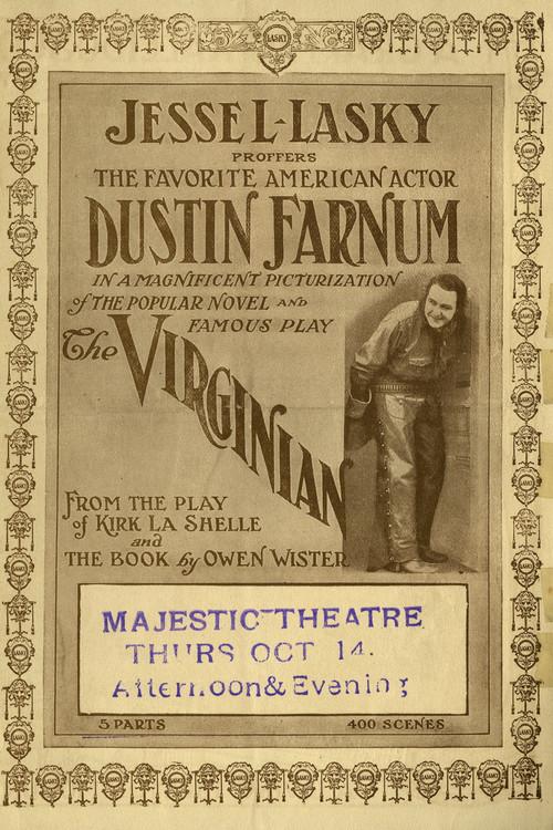 The Virginian 1914 official movie poster