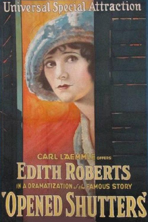 Opened Shutters 1921 official movie poster
