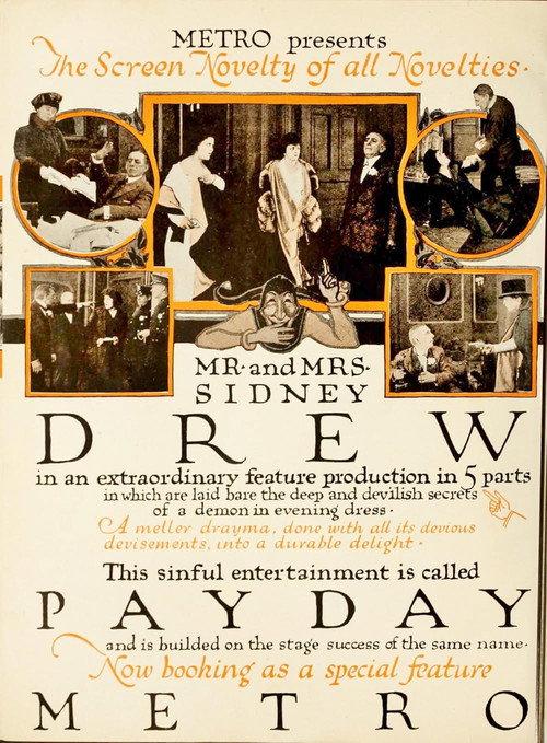 Pay Day 1918 official movie poster