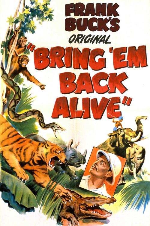 Bring 'Em Back Alive 1932 official movie poster