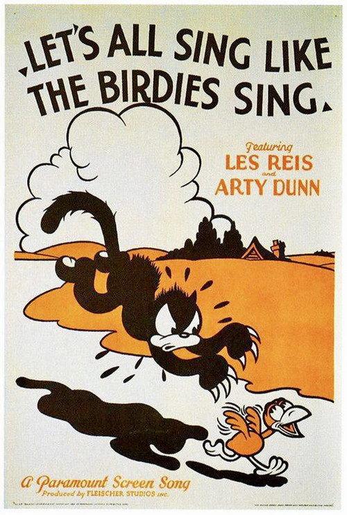 Let's All Sing Like the Birdies Sing 1934 official movie poster
