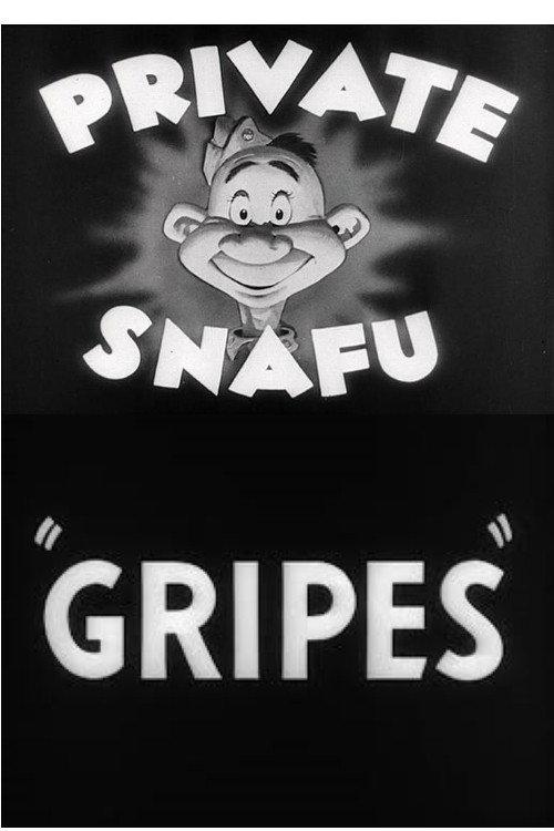 Gripes 1943 official movie poster
