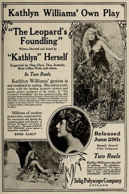 The Leopard's Foundling 1914 official movie poster
