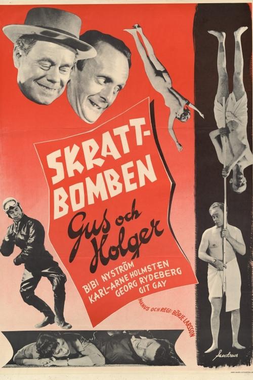 Skrattbomben 1954 official movie poster