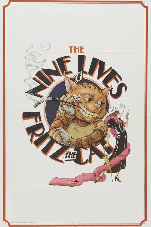 The Nine Lives of Fritz the Cat 1974 official movie poster