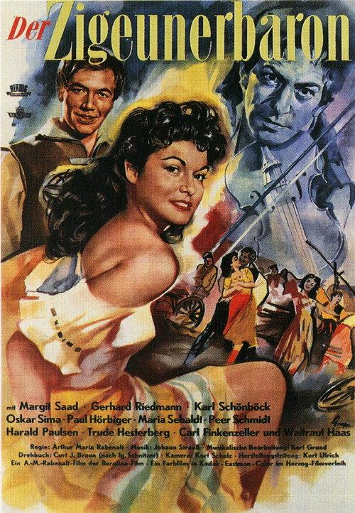 Der Zigeunerbaron 1954 official movie poster