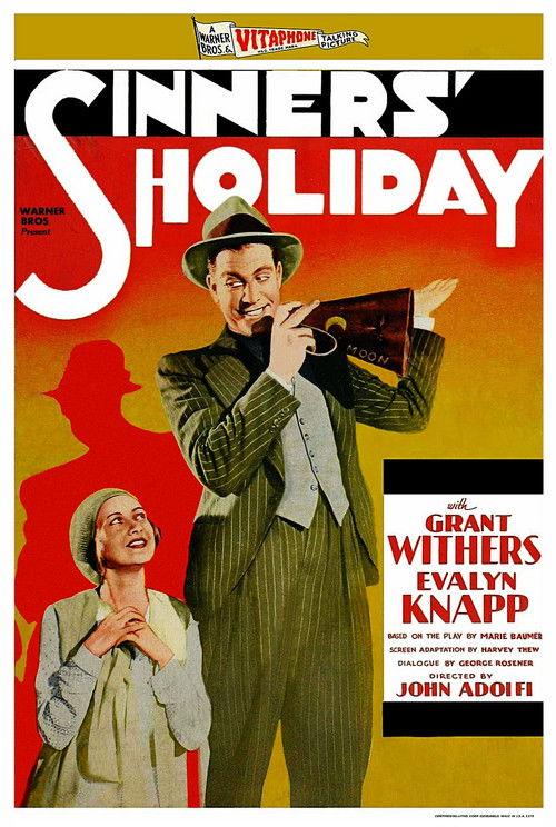 Sinners' Holiday 1930 official movie poster