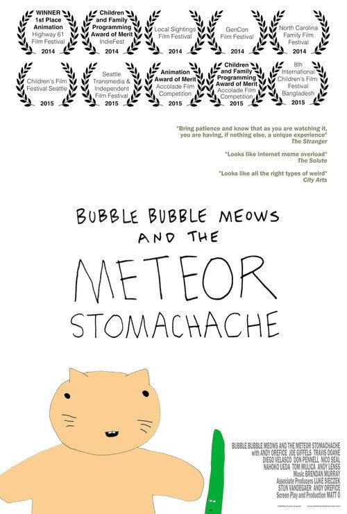 Bubble Bubble Meows and the Meteor Stomachache 2014 official movie poster