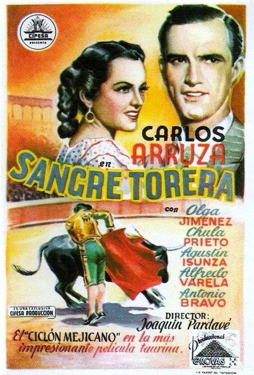 Sangre torera 1950 official movie poster