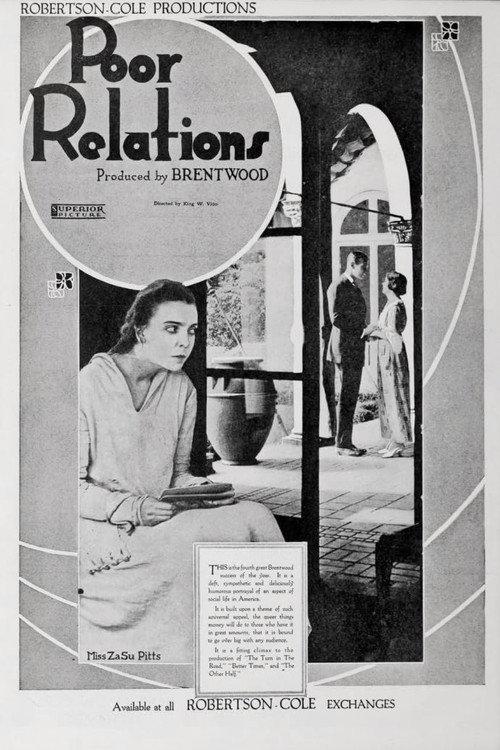 Poor Relations 1919 official movie poster