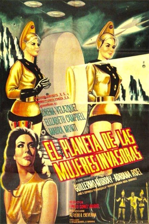 Planet of the Female Invaders 1966 official movie poster