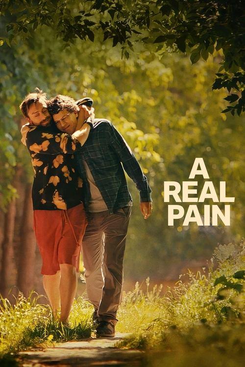A Real Pain 2024 official movie poster