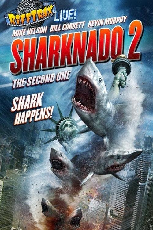 RiffTrax Live: Sharknado 2 2015 official movie poster