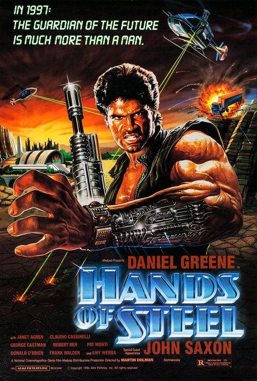 Hands of Steel 1986 official movie poster