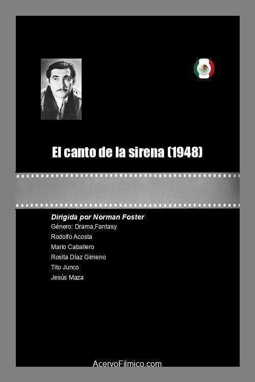 El canto de la sirena 1948 official movie poster