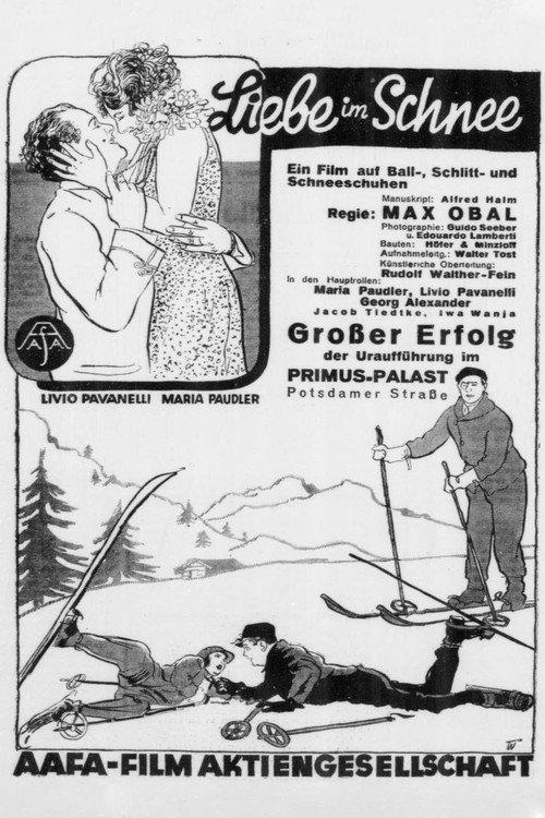 Liebe im Schnee 1929 official movie poster