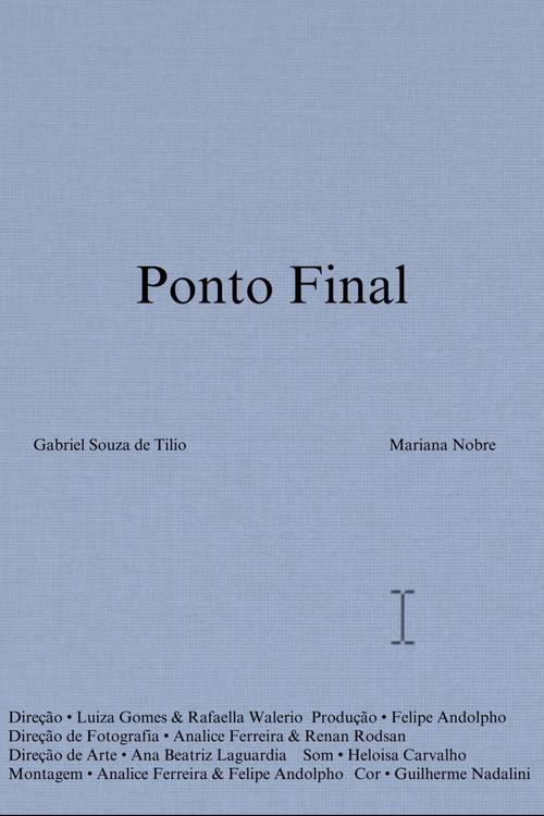Ponto Final 2023 official movie poster