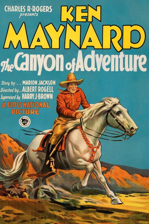 The Canyon of Adventure 1928 official movie poster