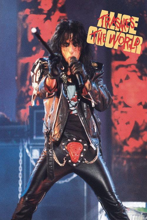 Alice Cooper: Trashes The World 1990 official movie poster