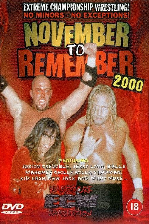 ECW November to Remember 2000 2000 official movie poster