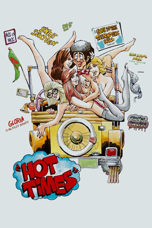Hot Times 1974 official movie poster