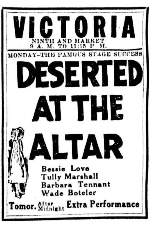 Deserted at the Altar 1922 official movie poster