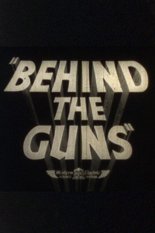Behind the Guns 1940 official movie poster