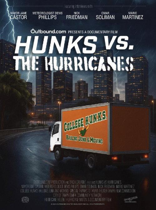 HUNKS vs. The Hurricanes 2026 official movie poster