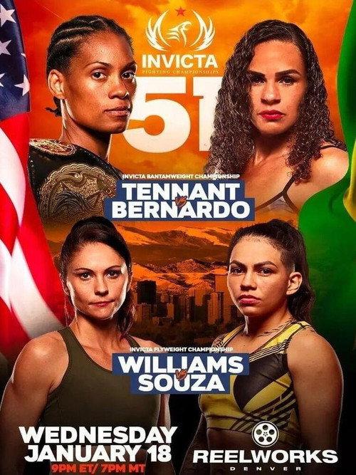 Invicta FC 51: Tennant vs. Bernardo 2023 official movie poster
