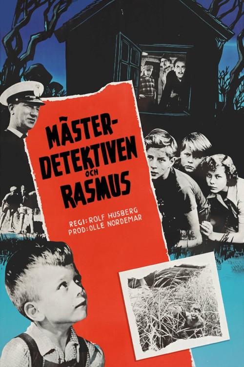 The Master Detective and Rasmus 1953 official movie poster