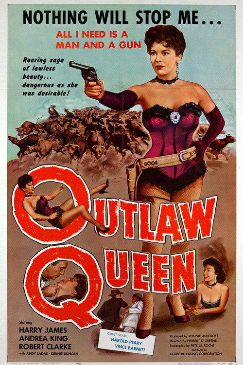 Outlaw Queen 1957 official movie poster
