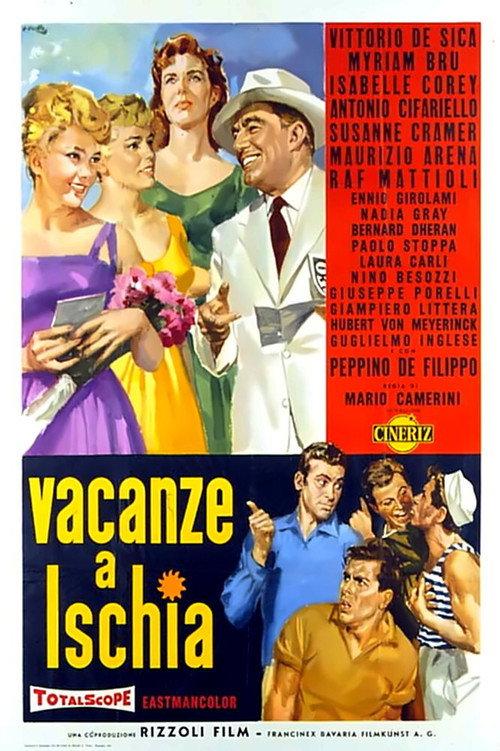 Holiday Island 1957 official movie poster