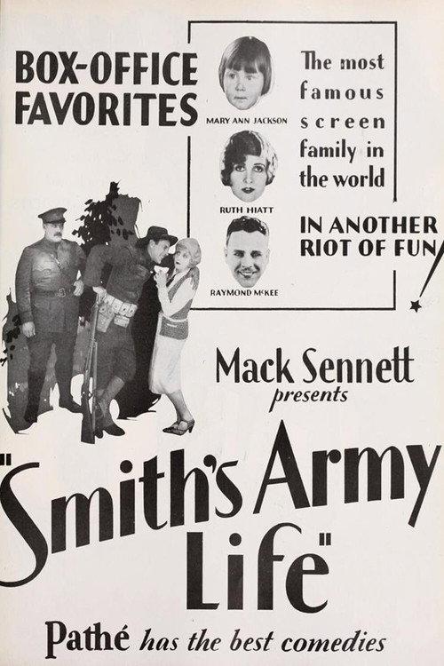 Smith's Army Life 1928 official movie poster
