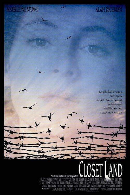 Closet Land 1991 official movie poster