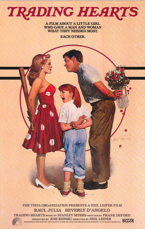 Trading Hearts 1988 official movie poster