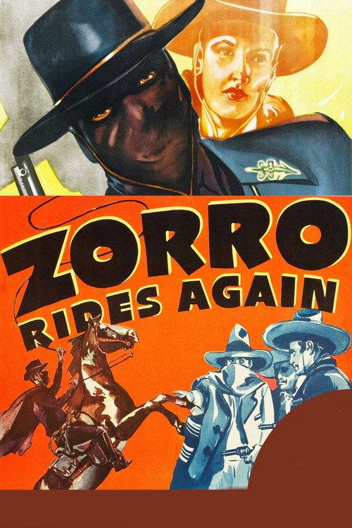 Zorro Rides Again 1937 official movie poster