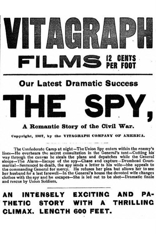 The Spy: A Romantic Story of the Civil War 1907 official movie poster