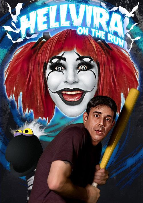 Hellvira on the run 2023 official movie poster